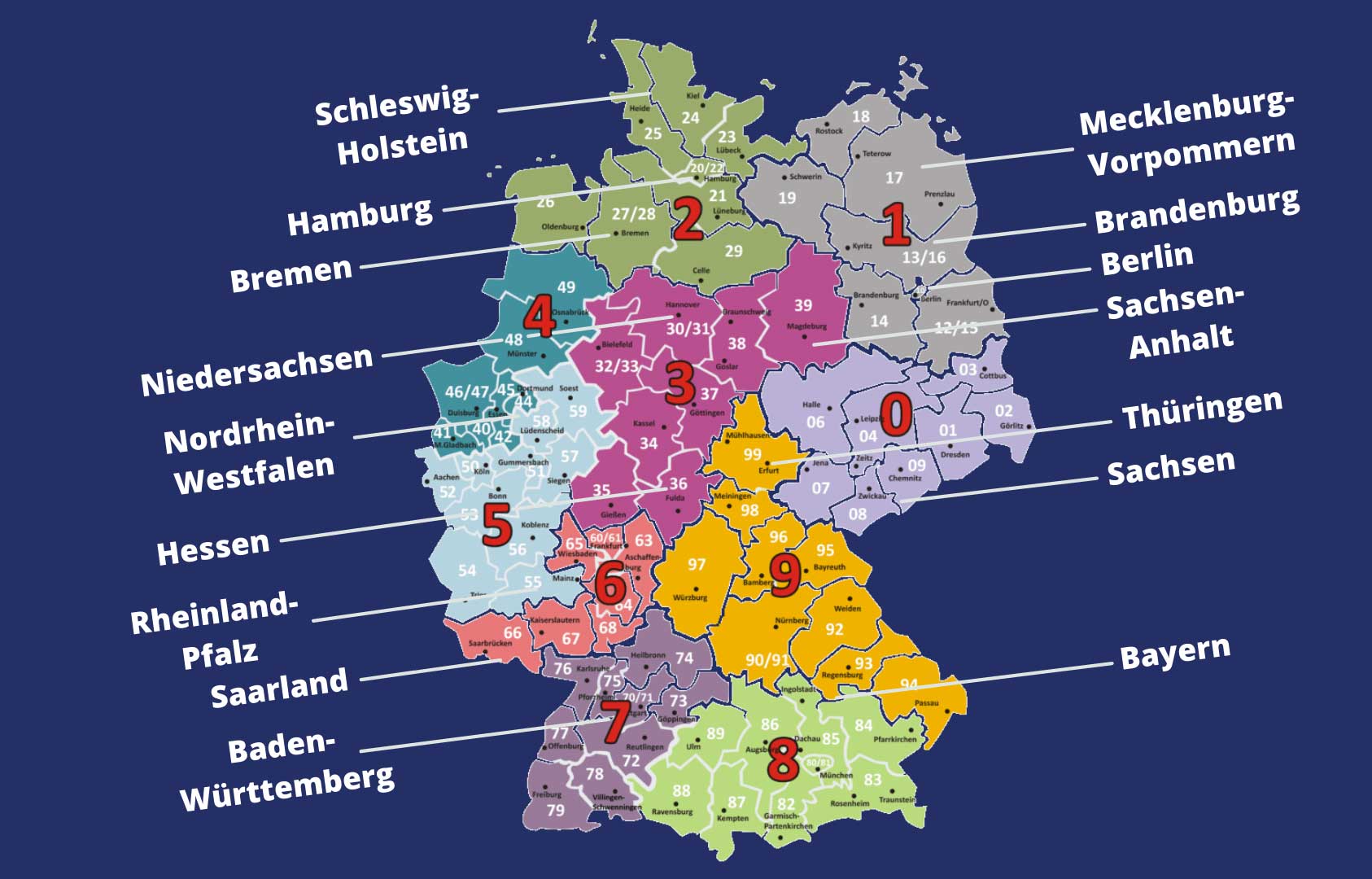 Deutschlandkarte-Rohrreinigung-Blitzhilfe